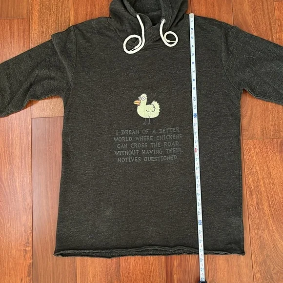 Funny Chicken Pullover Hoodie Unisex Large - Picture 4 of 12